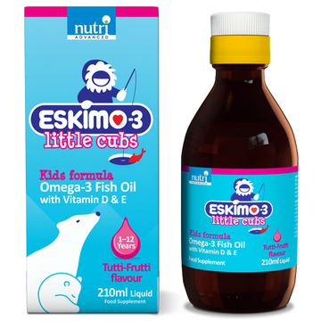 Nutri Advanced Eskimo-3 Little Cubs Fish Oil Tutti Frutti 210ml