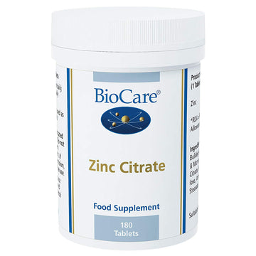 BioCare Zinc Citrate 180 Tablets