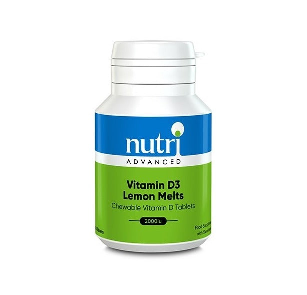 Nutri Advanced Vitamin D3 Lemon Melts 2000 120 Tablets